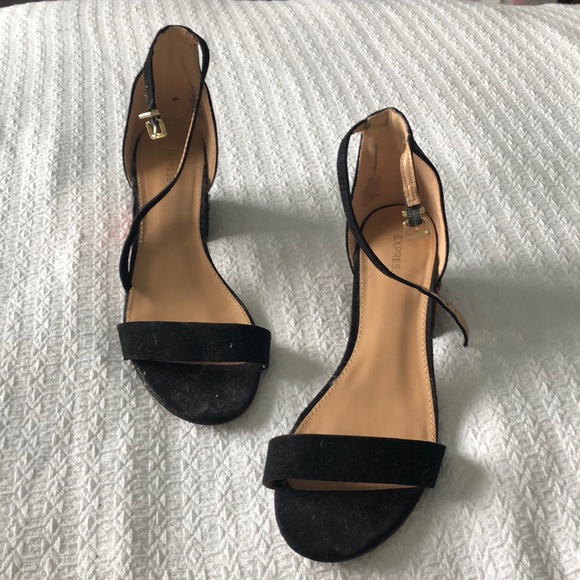 Express Embellished Ankle Strap Heels ✨ - Picture 8 of 8